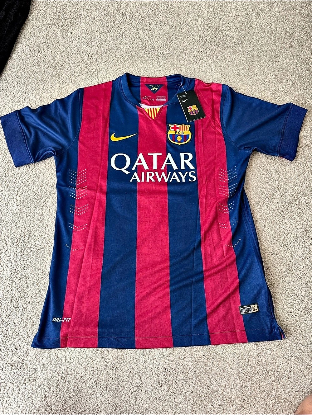 Nike FC Barcelona Messi 10 Home Jersey 2014-2015 Medium